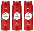 Produktbild: Old Spice ORIGINAL Duschgel Shampoo 3in1 Shower Gel Körper Haar Gesicht 3x 250ml