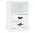 Produktbild: vidaXL Nachtkommode, Nachttisch Weiß 43x36x60 cm