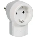Produktbild: Schutzkontakt-Stecker mit Steckdose Doppelfunktionsstecker Deutscher Standar...