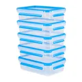 Produktbild: EMSA N10307 Clip & Close Color Edition 5-tlg. Frischhaltedose Transparent/Blau