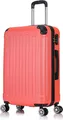 Produktbild: Flexot® F-2045 Koffer Reisekoffer Hartschale Hardcase Doppeltragegriff mit Zahlenschloss Gr. L Farbe Neon-Orange