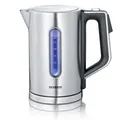 Produktbild: Wasserkocher Edelstahl 1,7L 3000W schwarz Temperaturwahl BPA-frei