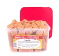 Produktbild: Lonka Fudge Vanille - Großpackung: 2 kg Dose - Köstlich Cremiges Fudge mit Vanillegeschmack - Leckerer Snack zum Kaffee und Tee - Süßigkeiten