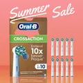 Produktbild: Oral-B Pro CrossAction Aufsteckbürsten für elektrische Zahnbürste, 10 Stück