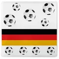 Produktbild: Sovie HOME Serviette Flagge Fussball aus Linclass® Airlaid 40 x 40 cm, 12 Stück