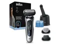 Produktbild: BRAUN Series 6 Elektrorasierer 62-S7650cc Herrenrasierer (Akkubetrieb, 2D-ContourAdapt Kopf, Turbo-Modus und sanfter Modus, kabellose Laufzeit bis zu 60 Min., 100% wasserdicht, hergestellt in Deutschland, Reiseetui, Ladegerät, Reinigungsbürste, 4in1 SmartC