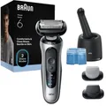 Produktbild: Braun Series 6 62-S7650cc Folienrasierer silber Trocken-Nass inkl. Reise-Etui
