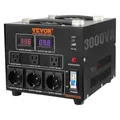 Produktbild: VEVOR 3000W Spannungswandler Transformator AC 110V⇋220V Transformer Wandler 3 US NEMA 5-15R 3-polige Ausgangssteckdosen, 3 europäische Shucko-Ausgangssteckdosen, 1 USB-Buchse und 1 Typ-C-Buchse