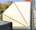 Produktbild: NEU Balkonfächer 140x140cm beige Wandhalterung Trennwand für UV Wind Sichtschutz