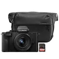 Produktbild: Panasonic Lumix DC-G100D + AF 12-32mm  + Peak Design Everyday Sling V2 + 64 GB
