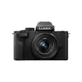 Produktbild: Panasonic Lumix DC-G100DKEGK Micro Four Thirds spiegellose Kamera mit Lumix G Vario 12-32 mm F3.5-5.6 Objektiv, 20,3 MP, 4K 30p & FHD 60 Video, Vlogging-Cam, Freiwinkel-Monitor, USB-C-Ladung, Schwarz
