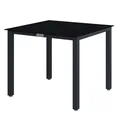 Produktbild: Casaria Aluminium Gartentisch 4 Personen 87x87x73 cm Höhenverstellbar 5 mm Sicherheitsglas Wetterfest Garten Terrasse Balkon Esstisch Schwarz, Farbe/Größe: Anthrazit, 90x90x75cm