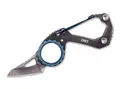 Produktbild: CRKT Compano Sheepfoot Skelett-Taschenmesser Karabinerhaken Edelstahl-Griff 9083