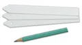 Produktbild: Windhager Stecketiketten 50-Stück mit 1 Stift, Pflanzenstecker Plastik, Pflanzschilder Schilder für Garten, 1,3 x 12,5 cm, weiß