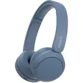 Produktbild: WH-CH520 Ohraufliegender Bluetooth Kopfhörer kabellos 50 h Laufzeit USB Typ-C  (Blau)