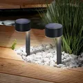 Produktbild: Esotec - Solarleuchten für außen josi 24 2er-Set aluminium Erdspieß outdoor 102942