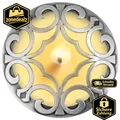 Produktbild: Kerzendeckel Aufsatz für Duftkerzen Metall Silber Weihnachtsdeko Geschenk