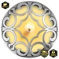 Produktbild: Kerzendeckel Aufsatz für Duftkerzen Metall Silber Weihnachtsdeko Geschenk