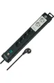 Produktbild: brennenstuhl Steckdosenleiste Premium-Line 6-fach L.49cm Kabel-L.3m Ku. schwa...