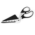Produktbild: Haushalt International Pizzaschere Pizzamesser Pizzaschneider mit Pizza-Heber Schere Schneider Messer Servierer