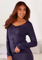 Produktbild: LASCANA Pyjamaoberteil mit Spitzendetails