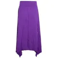 Produktbild: Vishes A-Linien-Rock Damen A-Linie Rock Baumwolle Vintage, Retro breiter Bund mit Kordel-Zu Alternative Bekleidung, Ethno, Hippie, Retro Style lila 40-42