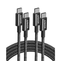 Produktbild: USB C Kabel 2 Stück 1,8m 100W Schnellladen für Samsung Apple MacBook