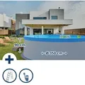 Produktbild: Planet Pool - Stahlwandpool Set Rund Arizona 350x90 Cm, Stahl 0,3 Mm Weiß, Folie 0,2 Mm Blau, Overlap