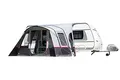 Produktbild: dwt aufblasbares Vorzelt Wohnwagen, Bella Air HQ, 340 x 280 cm, leichtes Tunnelzelt mit Luftkammern inkl. Luftpumpe und Abspannmaterial