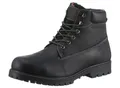 Produktbild: Winterboots DOCKERS BY GERLI, Herren, Gr. 42, schwarz, Leder, Schuhe Winterboots, Workerboots, Schnürstiefel mit Blockabsatz