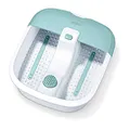 Produktbild: Sanitas SFB 07 Fußbad, Verwöhn-Massage für Zuhause mit Vibrations- & Sprudelmassage, Fußreflexzonenmassage, Wassertemperierung, zur Entspannung für strapazierte Füße, bis Schuhgröße 50