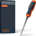 Produktbild: Presch Stechbeitel 10mm - Profi Stemmeisen mit 25° Keilwinkel - Vorgeschliffen