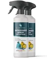 Produktbild: KLARBERG Textil Imprägnierspray Jacke - Atmungsaktive Imprägnierung für Funktionstextilien und synthetische Stoffe - Von Jacken und Polstermöbel bis hin zu Teppich und Outdoor Kleidung (2X 500 ml)