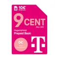Produktbild: Telekom MagentaMobil Prepaid Basic | 9ct pro Minute/SMS in alle dt. Netze | optionale Dayflat (50 MB) für mobiles Surfen verfügbar I ohne Vertragsbindung, volle Kostenkontrolle I 10 EUR Startguthaben