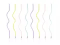 Produktbild: 5900779105942 Świeczki urodzinowe zakręcone 14cm 8szt PartyDeco