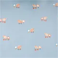 Produktbild: Regenjackenstoff wasserdicht soft Betonmischer blau 145cm Breite