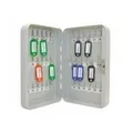 Produktbild: WEDO Schlüsselschrank für 36 Schlüssel, lichtgrau flach, aus pulverbeschichtetem Stahlblech, mit fest- (102 53637X)
