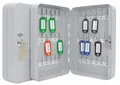 Produktbild: Wedo 10253637X Schlüsselschrank (für 36 Schlüssel, pulverbeschichtetes Stahlblech 18 x 6 x 25 cm, Sicherheitsschloß inklusive 2 Schlüssel, lichtgrau