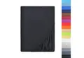 Produktbild: NatureMark Spannbettlaken Microfaser Spannbettlaken, Polyester, Gummizug: rundum, viele Größen und Farben Markenware, 90x200cm, Schwarz