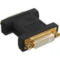 Produktbild: 5x InLine DVI-I Adapter Kupplung digital+analog 24+5 Bu->Bu schwarz/gold