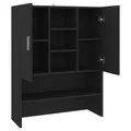 Produktbild: Waschmaschinenschrank Schwarz 70,5x25,5x90 cm