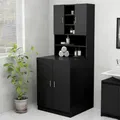 Produktbild: Waschmaschinenschrank 70,5 x 25,5 x 90 cm Schwarz