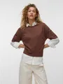 Produktbild: Vero Moda Kurzarmpullover VMSILJE 2/4 O-NCK OVERSIZE PULL GA NOOS Viskosemischung, oversize
