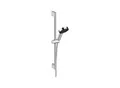 Produktbild: hansgrohe B-S Pulsify Sel. 105 EcoSm. 669mm BrSt, chr, Relaxat, 3jet, 8,2 l/m. (24161000)