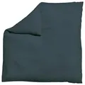 Produktbild: Schlafgut Bettdeckenbezug Woven Satin, Dunkelgrau, Textil, Uni, 200x200 cm, Textiles Vertrauen - Oeko-Tex®, AZO-frei, Bsci, Oeko-Tex® Standard 100, pflegeleicht, atmungsaktiv, bügelleicht, schadstoffgeprüft, weiche und anschmiegsame Oberfläche, dicht gewebtes Garn, Schlaftextilien, Bettwäsche, Bettwäsche, Satin-Bettwäsche