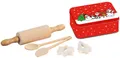 Produktbild: Kesper Kinderbackset Backset Weihnachtsdose Teigrolle Ausstechform 4000270691263