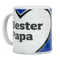 Produktbild: HSV Hamburger SV Kaffeebecher Tasse Bester Papa Herz