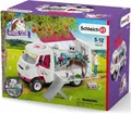 Produktbild: Schleich Pferdeclub Mobiles Veterinär Mit Hannoveraner Fohlen 42370 Lkw