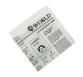 Produktbild: TOP 1000 Stück Döner- Snackbeutel News Paper 15x16cm, Perga 45g/m², weiß