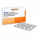 Produktbild: DICLO-RATIOPHARM bei Schmerzen u.Fieber 25 mg FTA PZN: 14170042